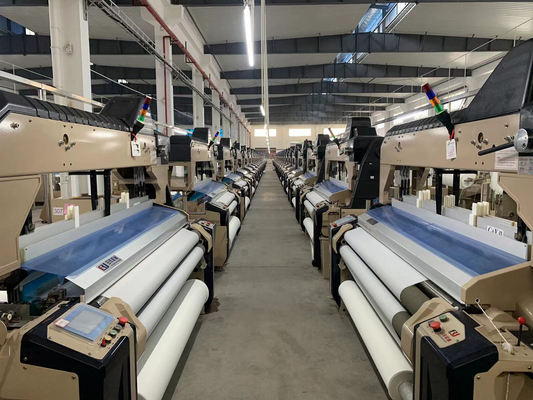 Van het Waterjet loom with dobby shedding van de hoge snelheidsnok de Dubbele Pijpen voor de Markt van Pakistan