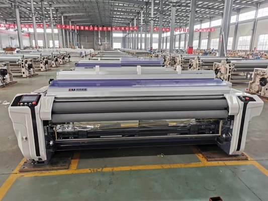Dubbel mondstuk Elektronisch LO / TU textielmachine Waterstraalweefgetouw met duidelijk verlies