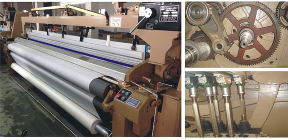 Dubbel Pijpwater Jet Power Loom With Crank/Nok/Dobby het Afwerpen