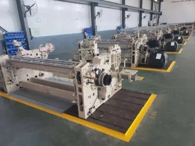 1000 t/min-Snelheidslucht Jet Looms Double Nozzle 200cm Stoffen Katoenen Wevende Machine